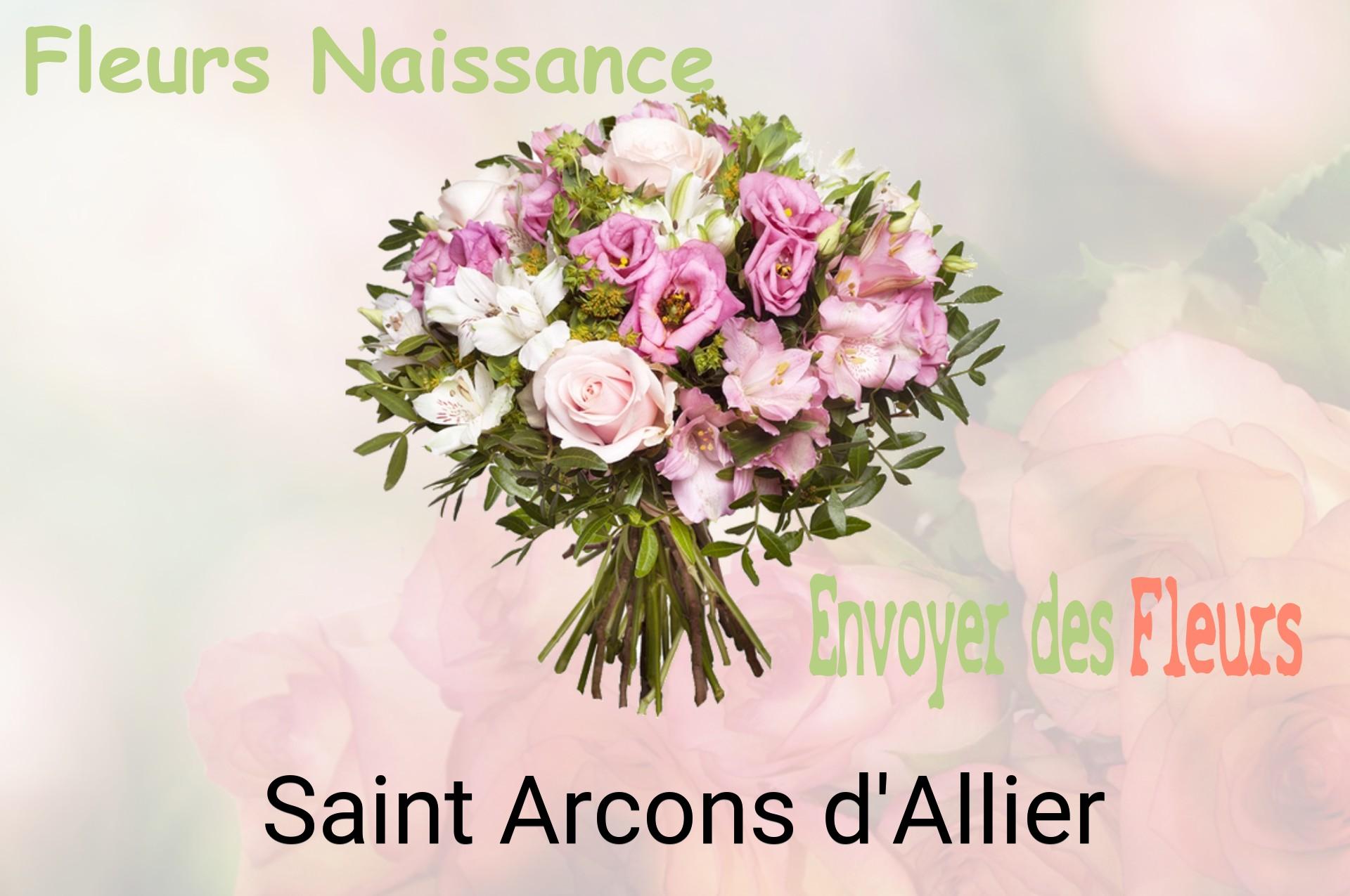 Bouquet de fleurs de naissance livré à Saint-Arcons-d'Allier